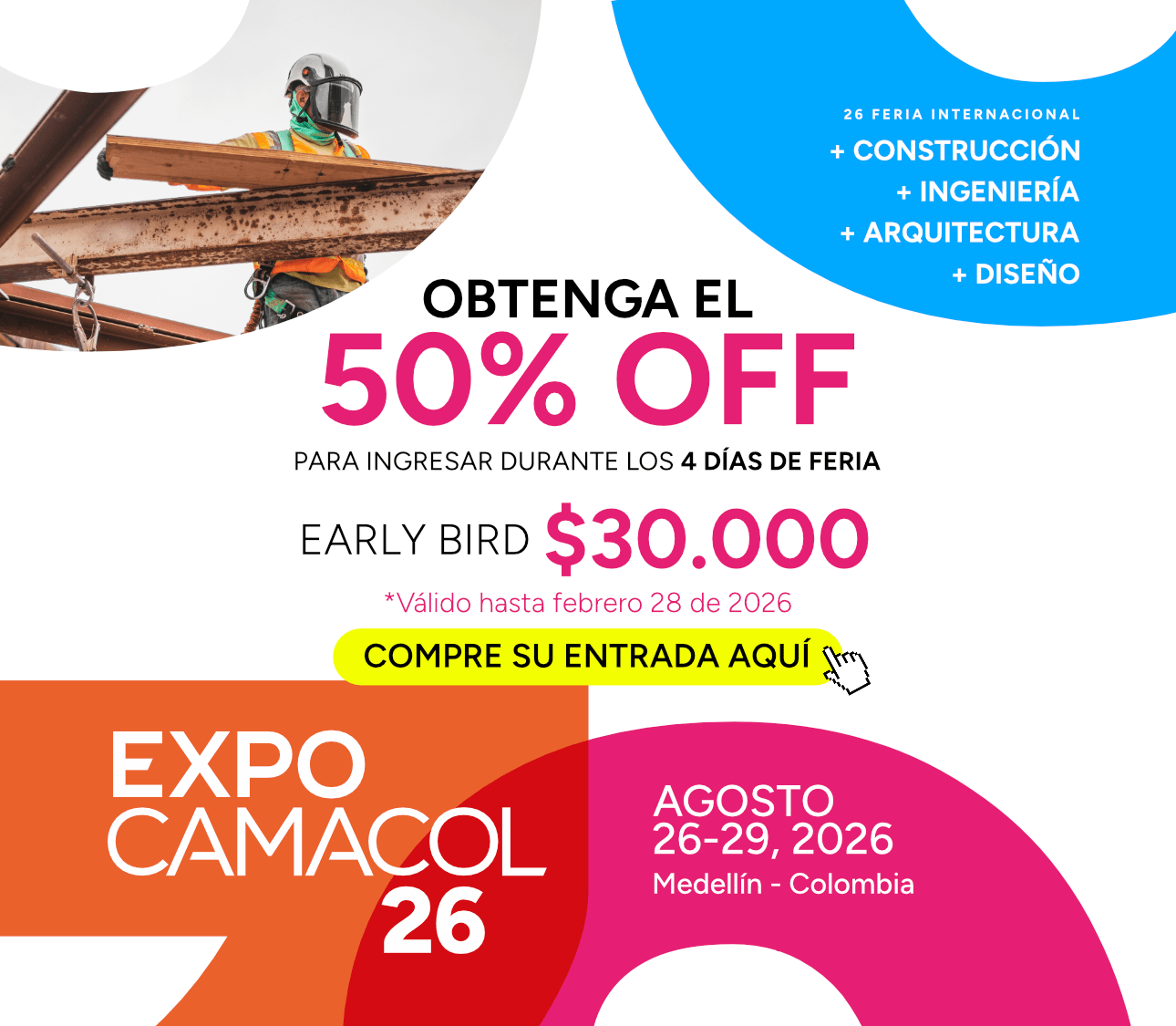 Banner Móvil Web CAMACOL – ExpoCAMACOL 2026